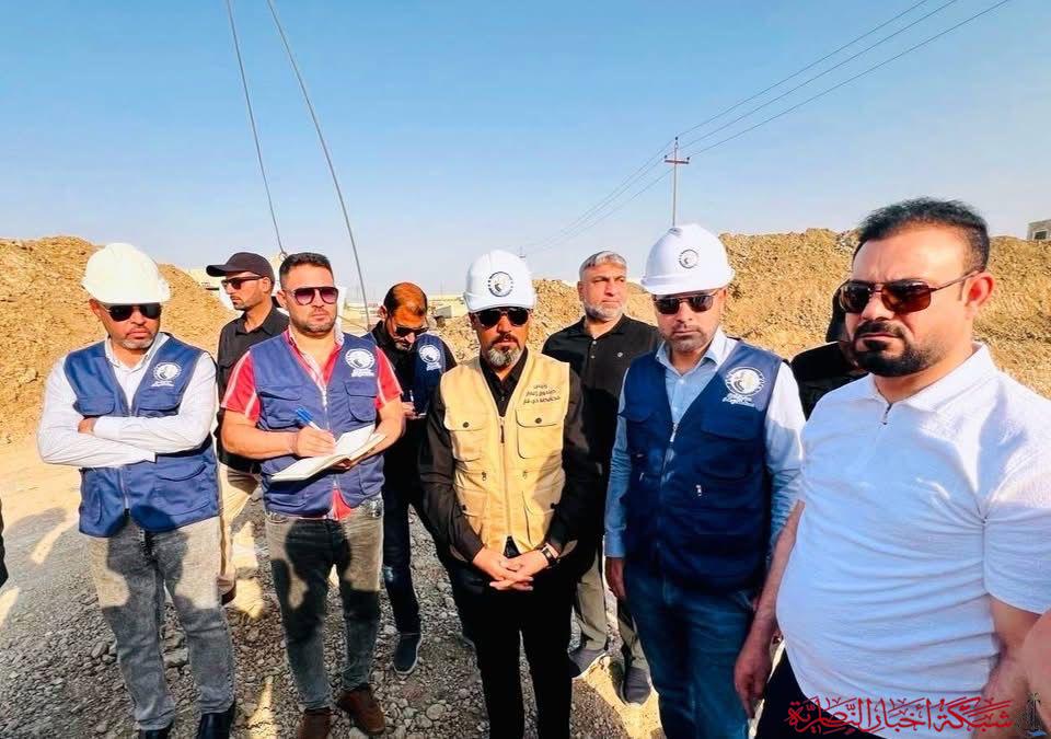 صورة من مقال: صندوق اعمار ذي قار: تصاعد نسب الإنجاز في مشروعين خدميين بقضاء الإصلاح